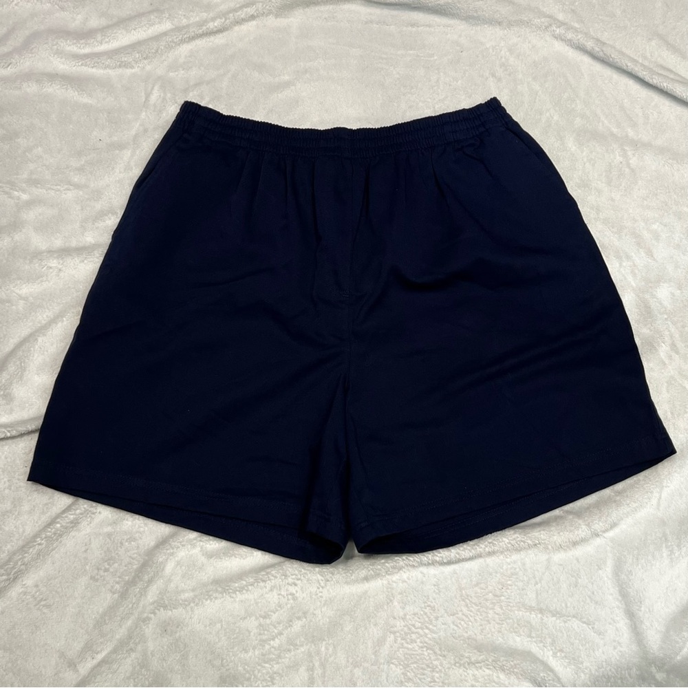 New without Tags! Basic Editions navy blue shorts. Size 1X.